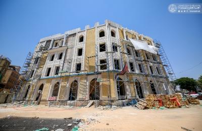 العتبة العلوية تعلن عن نسب انجاز متقدمة في بناية مركز السجاد (ع) الطبي 