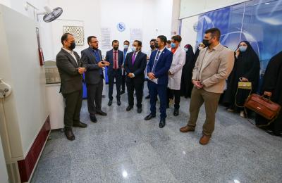 وفد جامعة الكفيل يطلع على آخر الأبحاث في مركز الأمين للأبحاث والتقنات الإحيائية في العتبة العلوية 