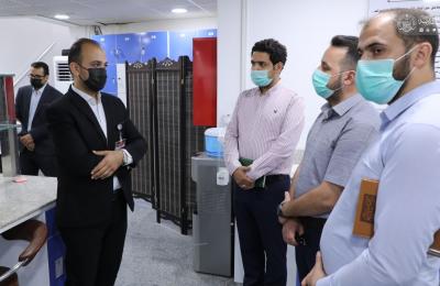 مركز الأمين للأبحاث والتقانات الإحيائية في العتبة العلوية المقدسة يستضيف ذوي الاختصاص البحثي في العتبة الحسينية المقدسة