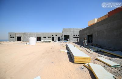 الكوادر الهندسية في العتبة العلوية : 75% نسبة الانجاز في مشروع مطبخ المقداد المركزي