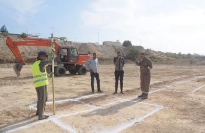 قسم الشؤون الهندسية والفنية بالعتبة العلوية ينفذ أعمالا متنوعة في مشاريع العتبة المقدسة من خلال وحدة المساحة 