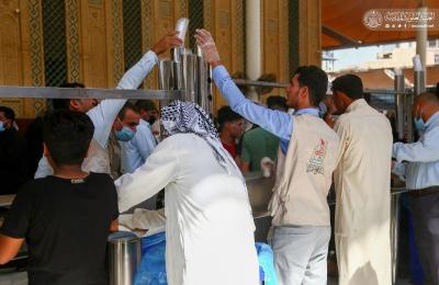 قسم الشؤون الخدمية في العتبة العلوية المقدسة يعلن عن برنامج متكامل لخدمة الزائرين في الغدير الأغر