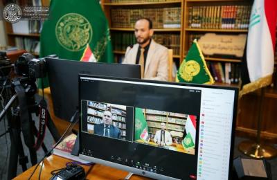مركز القرآن الكريم في العتبة العلوية يقيم ندوةً علميةً تناولت جهود الإمام الباقر (عليه السلام) القرآنية