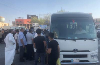 قسم الآليات في العتبة العلوية المقدسة يقدم خدماته الميدانية للزائرين بمناسبة عيد الغدير الأغر