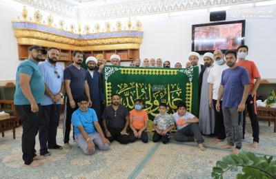 وفد المؤسسة الجعفرية في ضيافة العتبة العلوية المقدسة