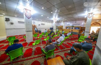 منتسبو قسم الإعلام في العتبة العلوية المقدسة يؤبنون أحد زملائهم من خدمة أمير المؤمنين ( عليه السلام)