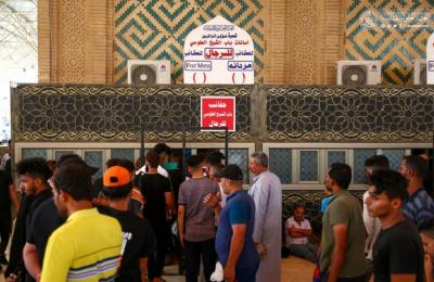 شؤون الزائرين في العتبة العلوية تستحدث منافذ جديدة للأمانات لتقديم أفضل الخدمات للزائرين 