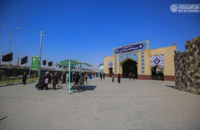 العتبة العلوية المقدسة ... مدينة الإمام الرضا (ع) للزائرين تقدم مختلف أنواع الخدمات لزائري أربعينية الإمام الحسين (عليه السلام)