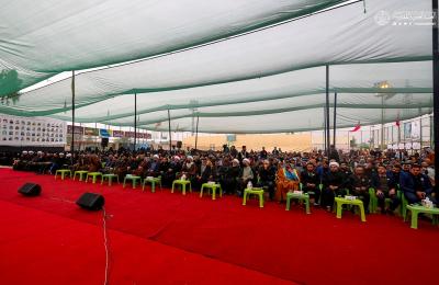 وفد العتبة العلوية المقدسة يحضر افتتاح مهرجان الشهادة السنوي في واسط