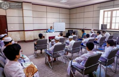 ضمن برامج العطلة الصيفية دار القرآن الكريم تقيم دورة للفتية ورعاية المواهب