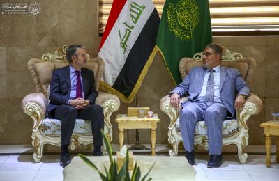 سفير السويد في العراق يتشرف بزيارة العتبة العلوية المقدسة 
