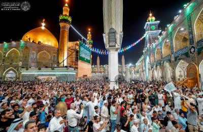 في ليلة عيد الغدير الأغر المنشدون يترجمون العشق العلوي من خلال مهرجانهم