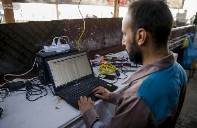 العتبة العلوية المقدسة تُطلق خدمة الإنترنت المجاني للزائرين في محيط الصحن المطهر وعلى طريق "ياحسين" 