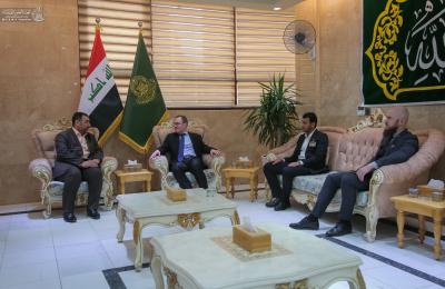 السفير الروسي في العراق يتشرف بزيارة العتبة العلوية المقدسة