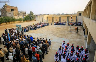 العتبة العلوية المقدسة تحيي يوم اللغة العربية في مدارس النجف الأشرف