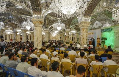 قسم الشؤون الدينية يقيم حفل تخرُّجٍ بهيجٍ لطلبة الدورات الصيفية المقامة في المساجد والحسينيات
