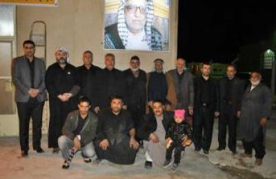 زيارات ميدانية متواصلة لوفد العتبة العلوية للمواكب الحسينية في طريق كربلاء