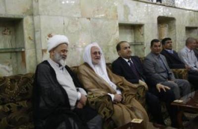 رئيس ديوان الوقف الشيعي يتشرّف بزيارة العتبة العلوية المقدسة