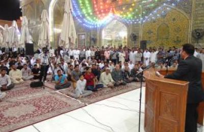 العتبة العلوية المقدسة تحتضن أمسية شعرية لرابطة شعراء سفير الإمام الحسين عليهما السلام