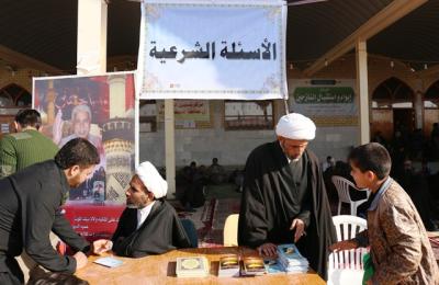 العتبة العلوية المقدسة تنشئ مراكز للاستفتاءات الشرعية لزائري الاربعين على طريق ( يا حسين )     
