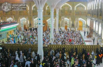 تنصيب قواطع خدمية متحركة لخدمة الزائرين في الصحن الحيدري الشريف