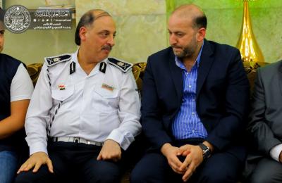 مدير المرور العامة من العتبة العلوية المقدسة  : أوعزنا بتقديم أفضل الخدمات لمدينة النجف تقديرا للمرقد العلوي الطاهر وزائريه الكرام 