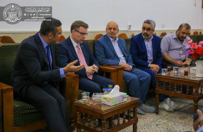 العتبة العلوية المقدسة ومنظمة اليونيسيف الدولية لرعاية الطفولة يشكلان لجنة مشتركة لرعاية أطفال النازحين