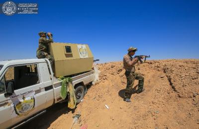 مجاهدو فرقة الإمام علي القتالية التابعة للعتبة العلوية يصدون هجوم إرهابيي داعش ضمن قاطع مسؤوليتهم قرب الحدود السورية