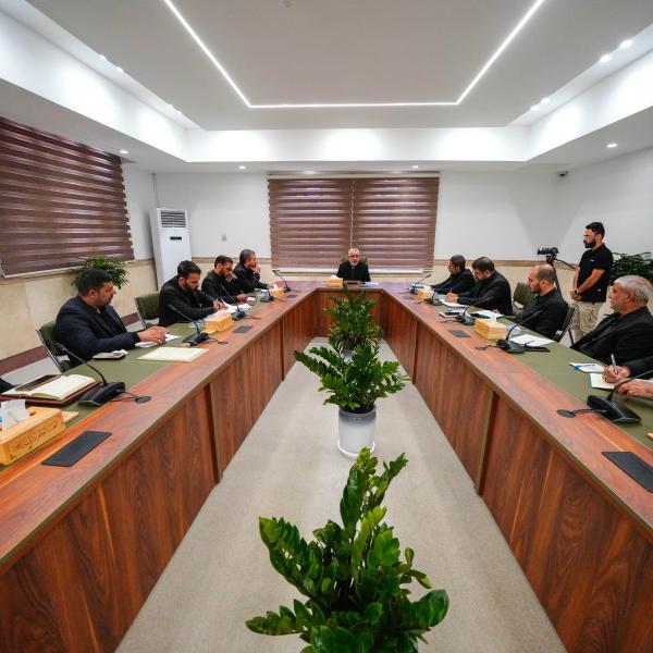 برئاسة أمينها العامّ .. العتبة العلويّة المقدّسة تعقد اجتماعها المركزي لغرفة عمليات زيارة الأربعين استعدادًا لاستقبال ملايين الزائرين