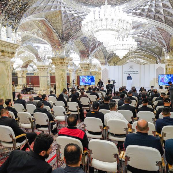 الأول من نوعه على مستوى العراق .. العتبة العلويّة المقدّسة تفتتح مشروع الاتصالات الموحدة لخدمة زوّار الأربعين 