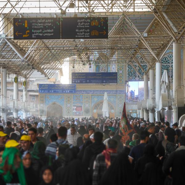 العتبة العلويّة المقدّسة .. مشاركة 3500 متشرّف في خدمة زوار الأربعين