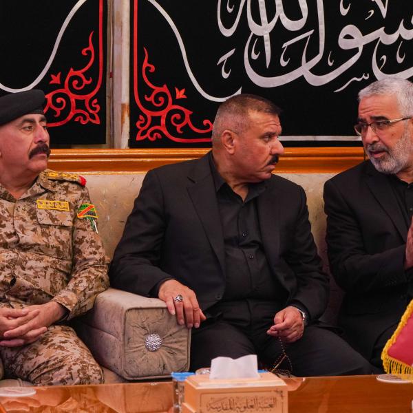 وزير الداخلية والوفد المرافق له يثمّنون جهود العتبة العلويّة المقدّسة في خدمة وحماية الزائرين خلال شهادة النبي الأكرم (ص)