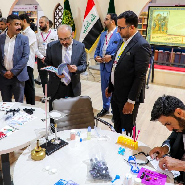 مركز المحسن لثقافة الأطفال في العتبة العلويّة المقدّسة يختتم فعالياته في معرض بغداد الدوليّ للكتاب