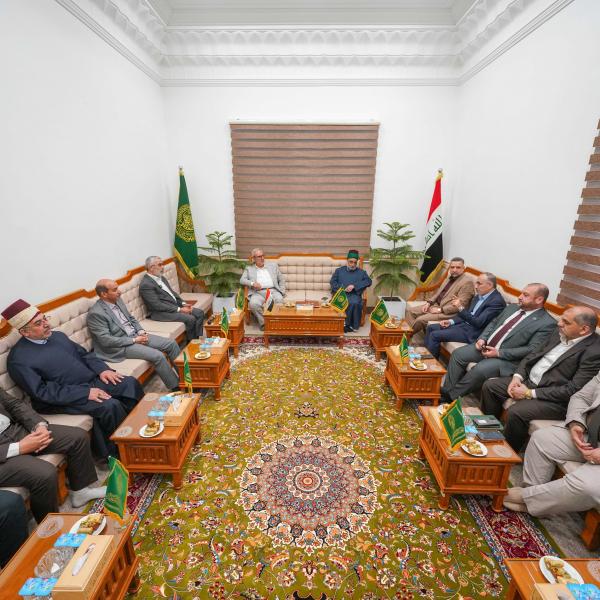 من حرم أمير المؤمنين (عليه السلام) .. العتبة العلوية المقدسة تحتضن لقاءً وديًّا لأُمناء العتبات المقدسة في العراق