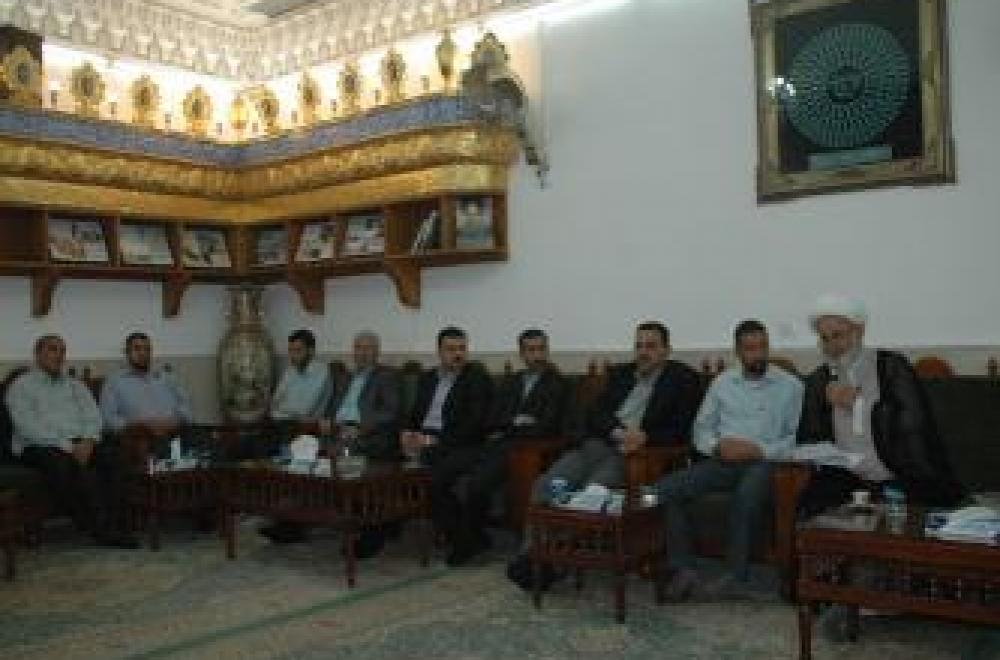 الأمين العام للعتبة العلوية المقدسة ... زيارة قبور الائمة المعصومين رابط مهم بين المؤمن وسائر حقائق الاسلام وشعائره