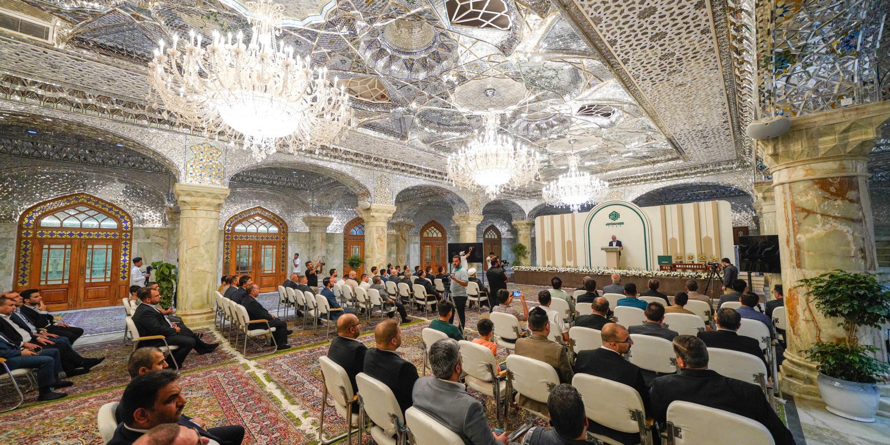 الأمانة العامّة للعتبة العلويّة المقدّسة تختتم فعاليات أسبوع الغدير الدوليّ الرابع عشر بحفل تكريمي  